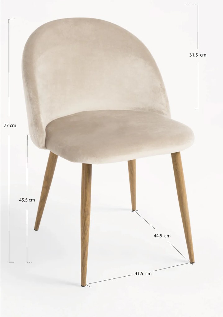 Silla Vint Terciopelo