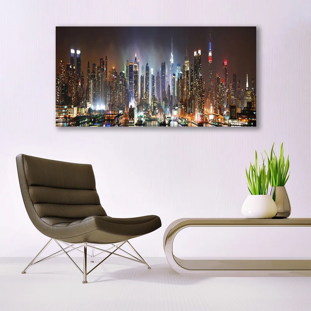 Obraz na płótnie Panorama Wieżowców