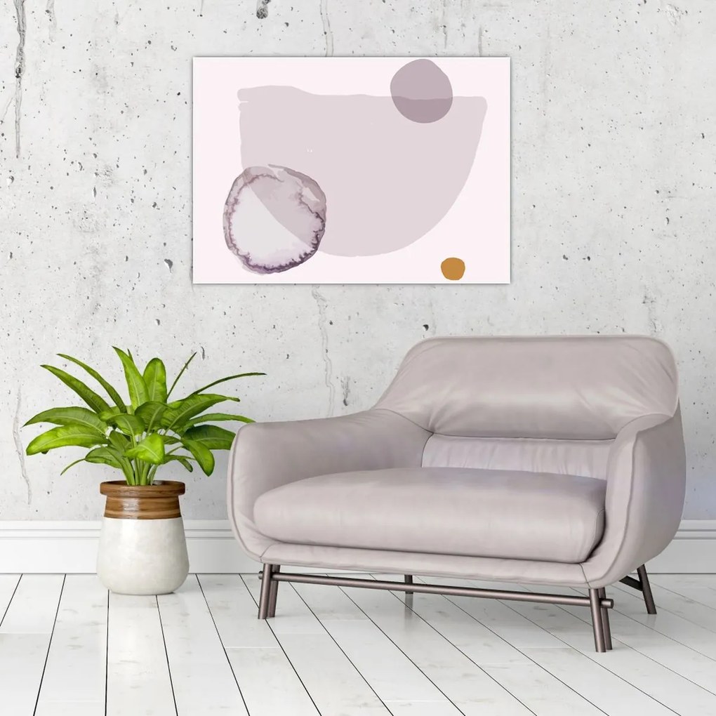 Obraz - Fioletowy minimalizm N⁰2 (70x50 cm)