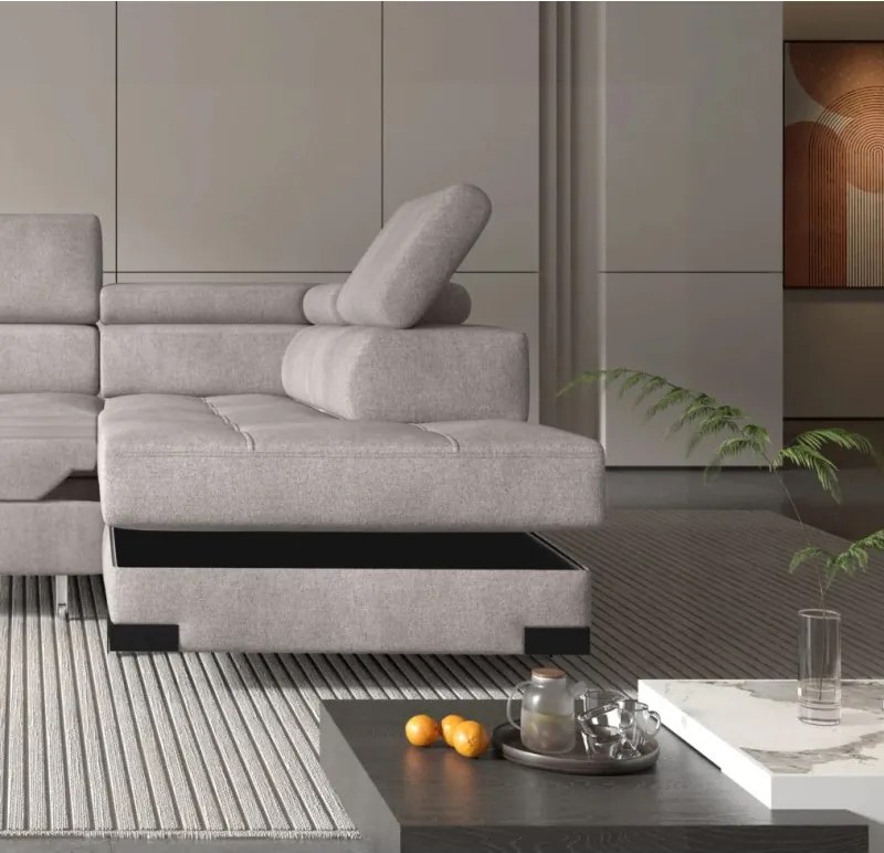 Narożnik EMPORIO L z funkcją spania WERSAL