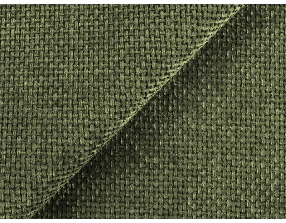 Zielone tapicerowane łóżko dwuosobowe ze schowkiem i stelażem 180x200 cm Keoni – Makamii