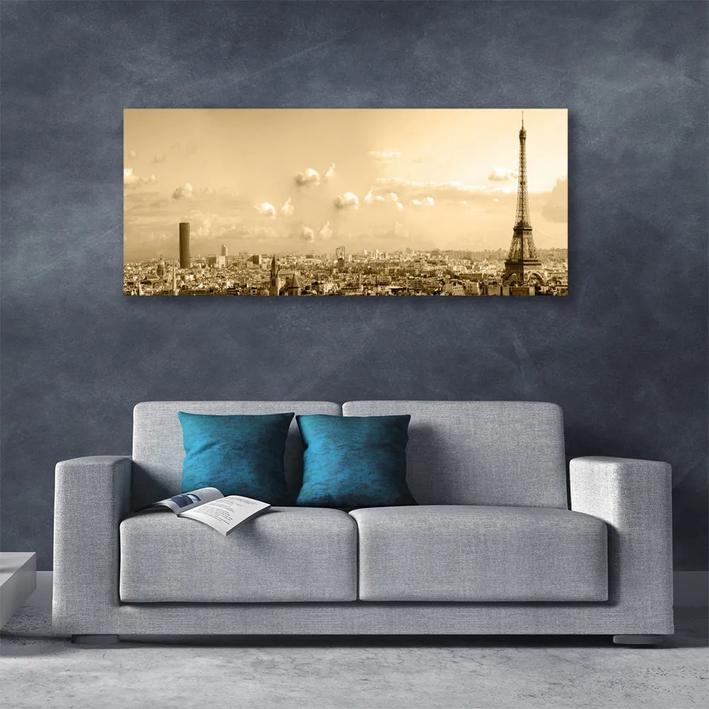 Fotoobraz na płótnie Panorama Miejskich Kamienic