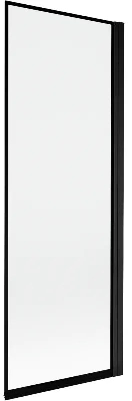 Mexen Mist parawan nawannowy 1-skrzydłowy prawy 70 x 150 cm, czarna ramka, czarny - 8A9-070-001-70-70-P