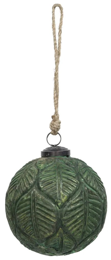 Bombka Vintage Emerald ⌀12 cm green