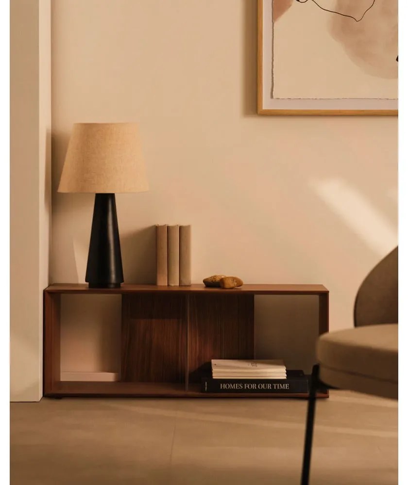Modułowy system półek w dekorze orzecha 101x38 cm Litto – Kave Home