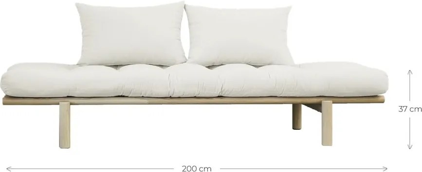 Sofa z zielonym obiciem Karup Design Pace Natural/Olive Green