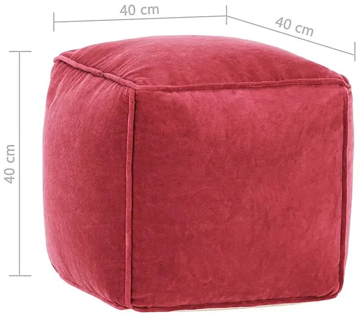 Różowa pufa tapicerowana siedzisko G0-C04