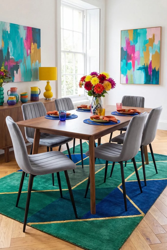 Nowoczesne szare pikowane krzesło R7-N90