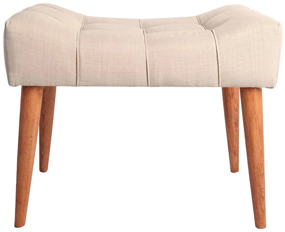 Pufa LUMI 40x58 cm kremowa