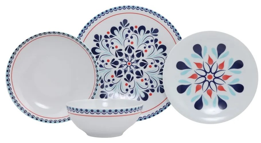 Zestaw talerzy z porcelany 24 szt. – Hermia