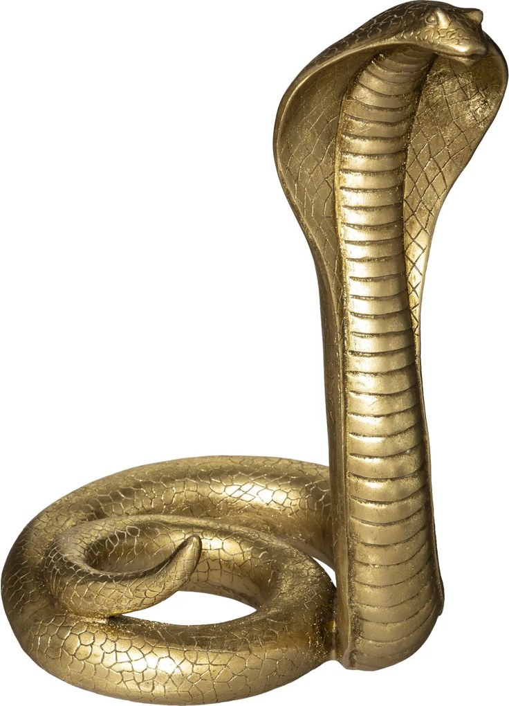 Dekoracyjna figurka z polyresinu COBRA, 36 cm