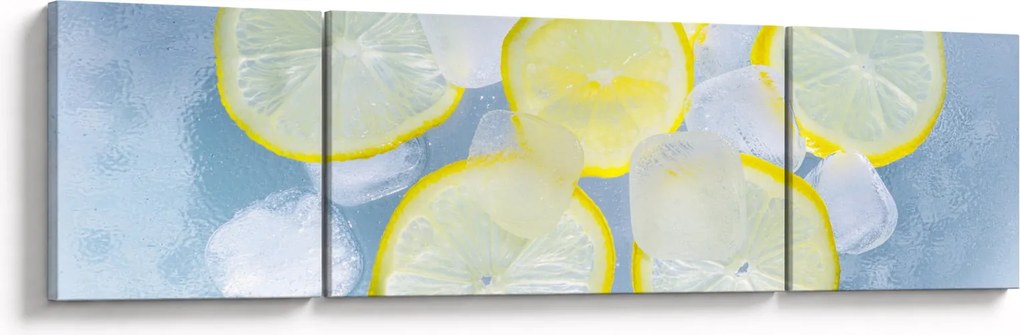 Obraz cytryn w lodzie (170x50 cm)