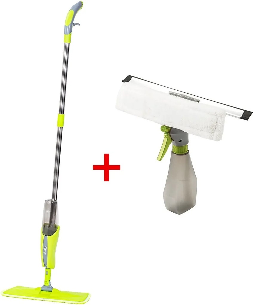 4Home korzystny zestaw mop i ściągaczka do okien