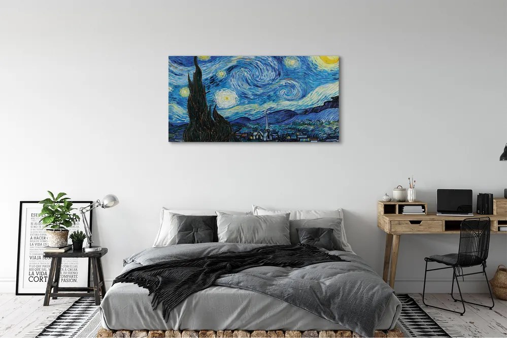 Zdjęcie na płótnie Gwiaździsta noc - Vincent van Gogh