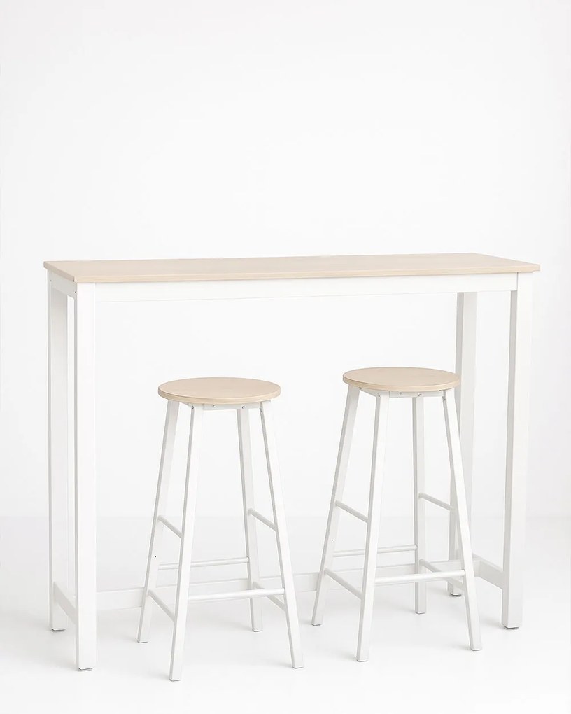 Set Bar Mesa Alta + 2 Taburetes Tycon