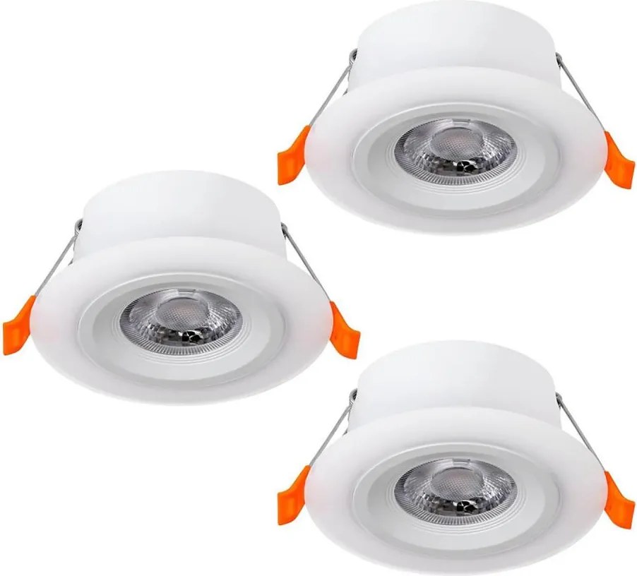 Eglo 900913 - Zestaw 3x opraw wpuszczanych LED CALONGE 3xLED/4,8W/230V biały