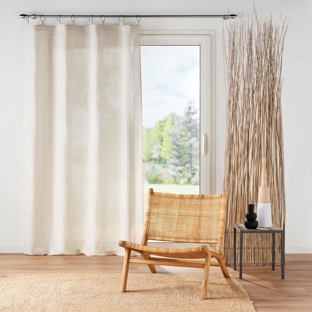 Beżowa zasłona 140x240 cm Pauline – douceur d'intérieur
