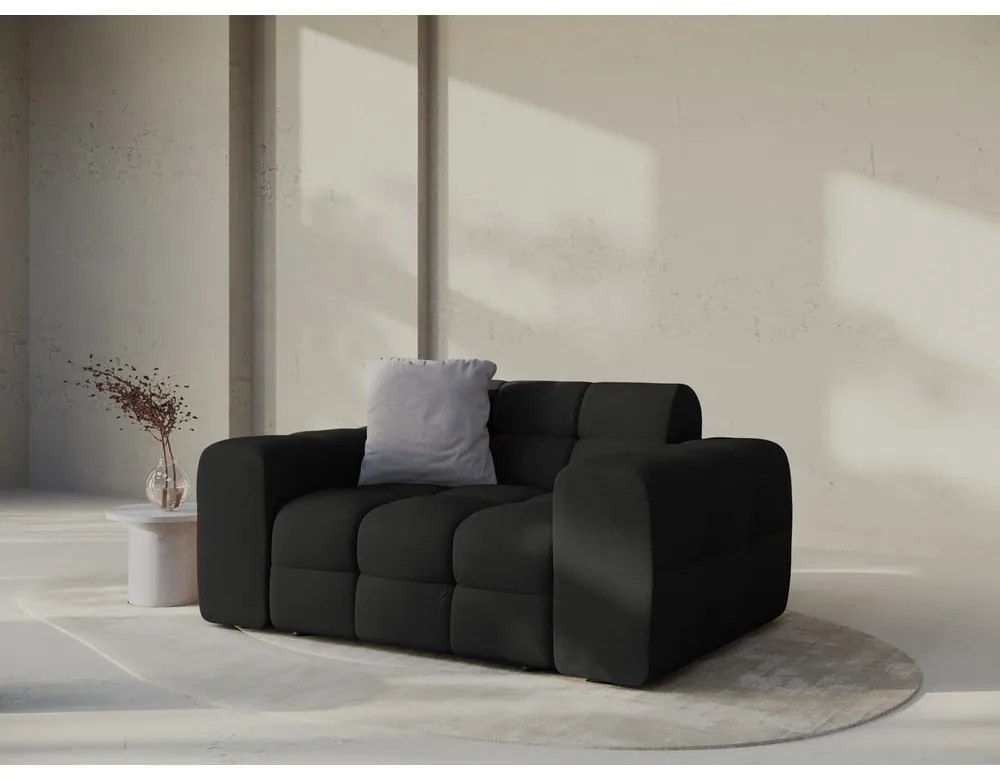 Czarna sofa 156 cm Kendal – Micadoni
