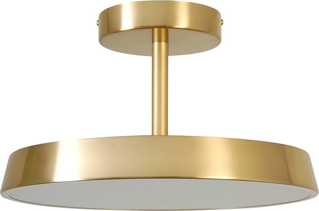 Lampa wisząca nowoczesna - dł.40 x wys.23 cm - Złoty - IGARA