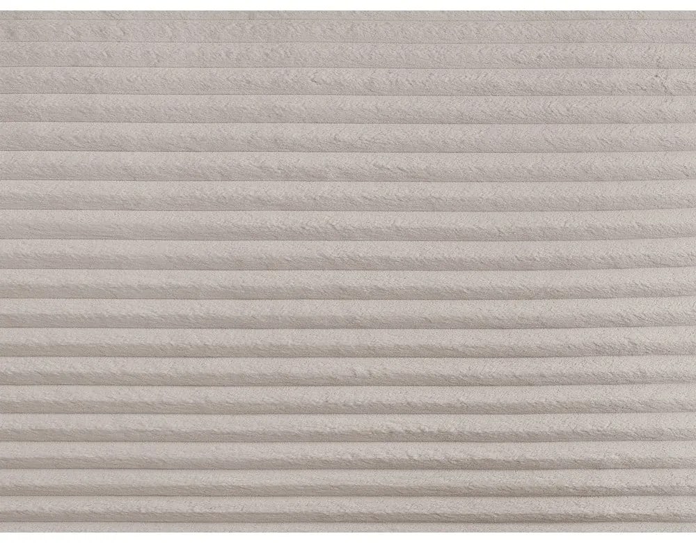 Jasnoszarobeżowa sztruksowa rozkładana sofa 257 cm Lucien – Bobochic Paris