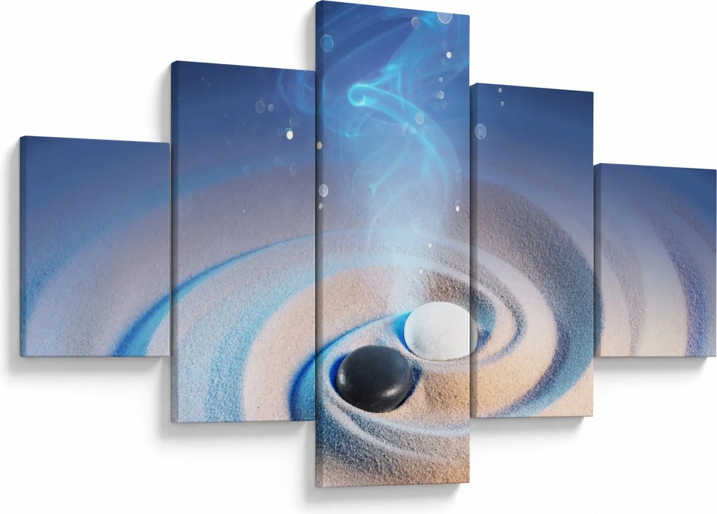 Obraz - Eteryczny yin-yang (125x70 cm)