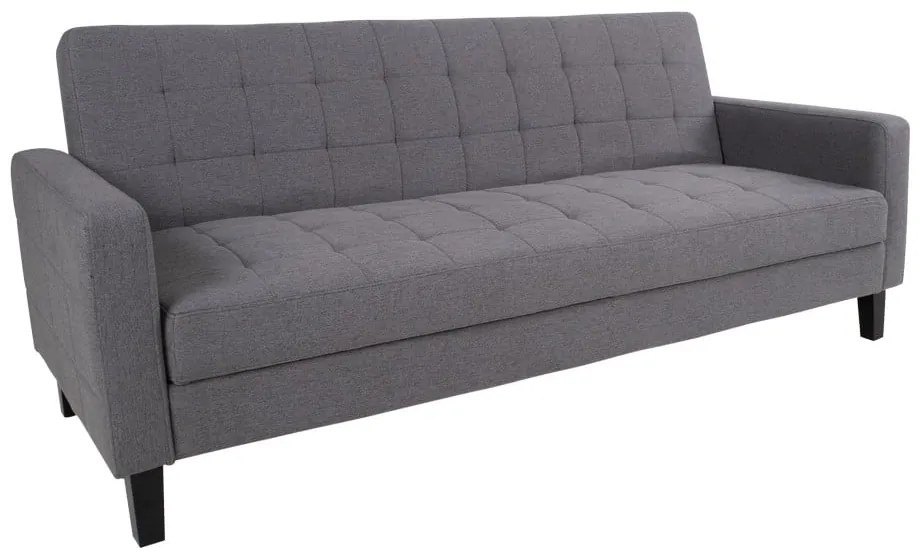 Szara sofa rozkładana 204 cm Milton – House Nordic