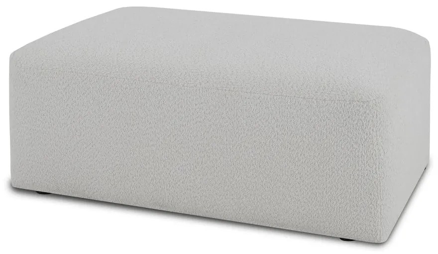 Biały moduł sofy z materiału bouclé Roxy – Scandic