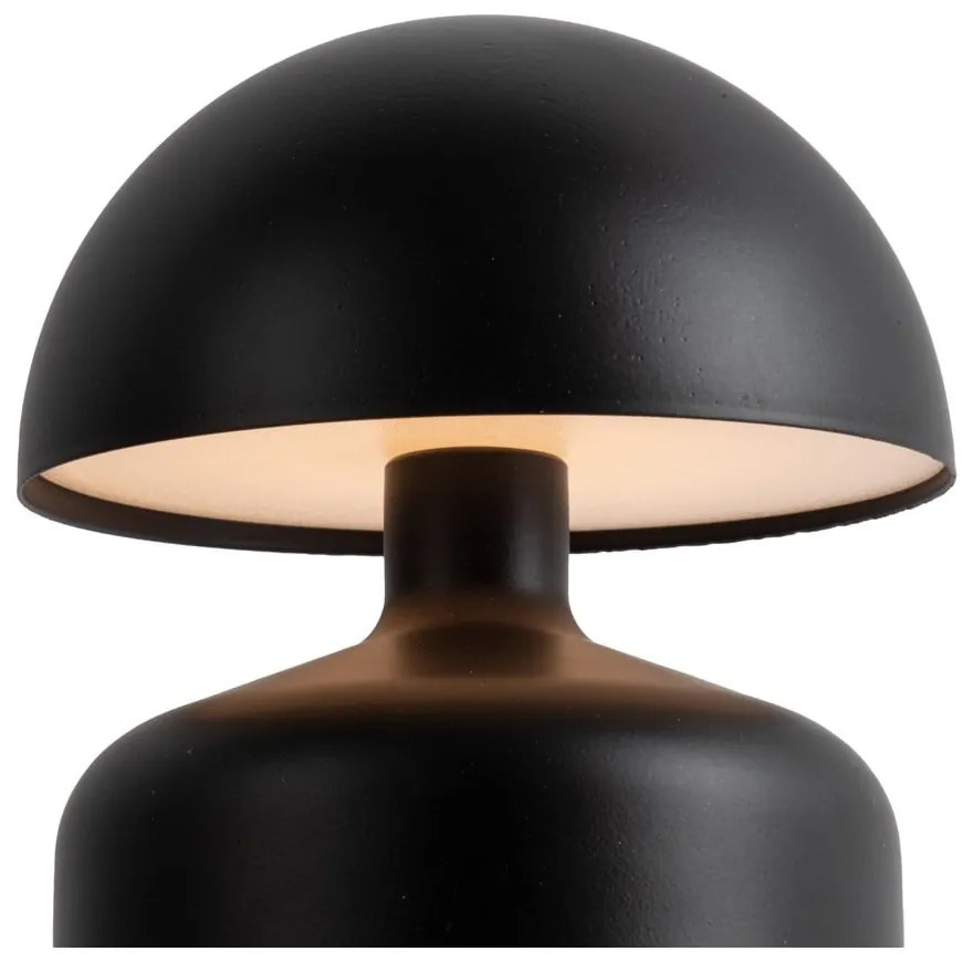 Czarna lampa stołowa LED (wys. 15 cm) Impetu – Leitmotiv