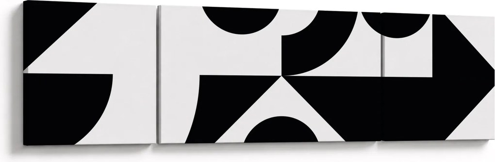 Obraz - Abstrakcja geometryczna N⁰1 (170x50 cm)