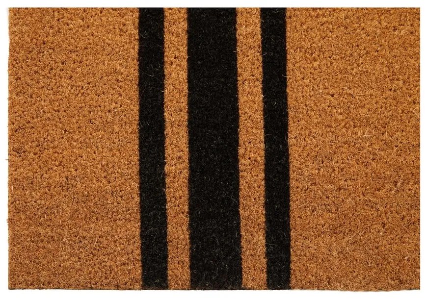 Wycieraczka z włókna kokosowego 55x125 cm Black Stripe – Premier Housewares