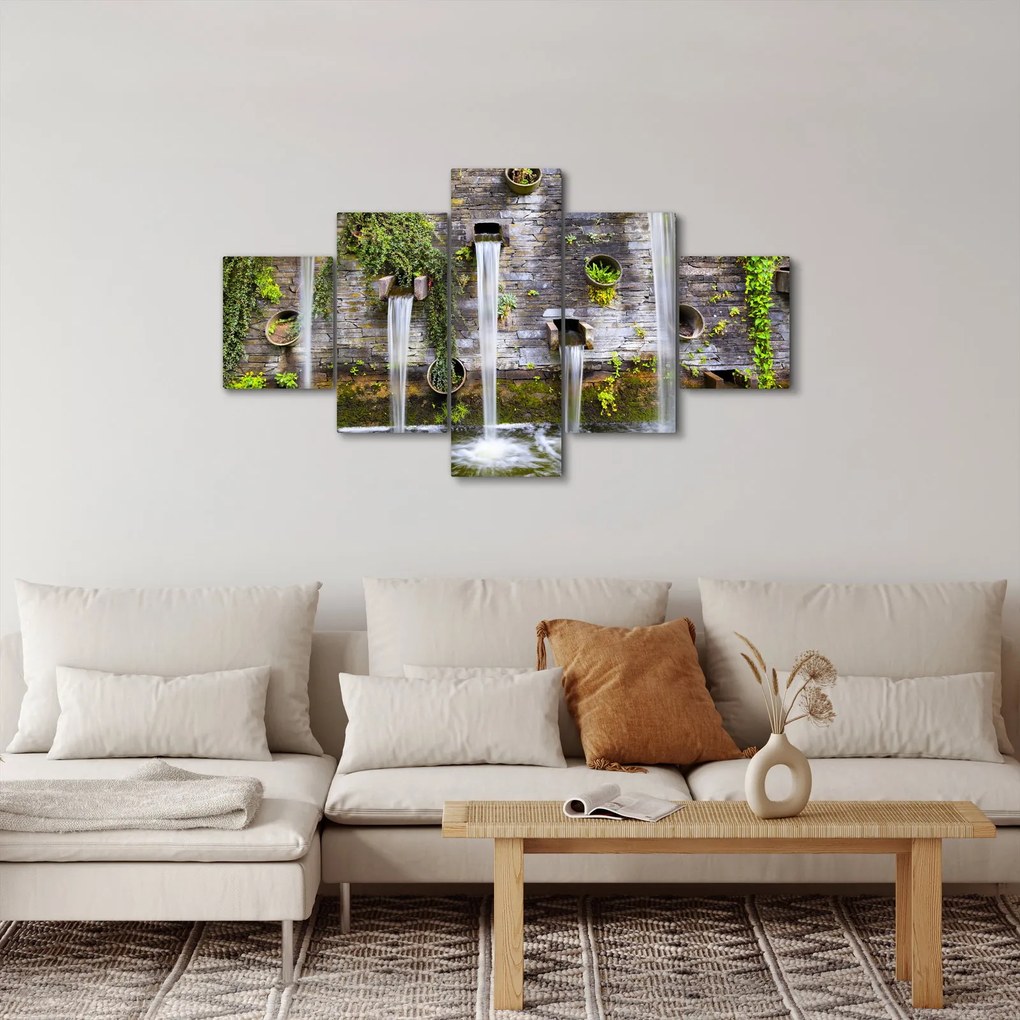 Obraz - Kamienny mur, Hamburg, Niemcy (125x70 cm)