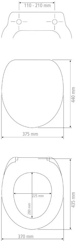 Deska sedesowa STAG, MDF/Bambus, WENKO