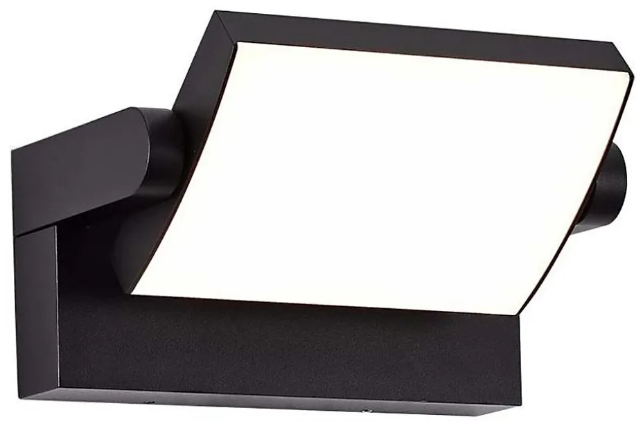 LED zewnętrzna lampa ścienna LED/17W/230V 3000K IP65 czarna