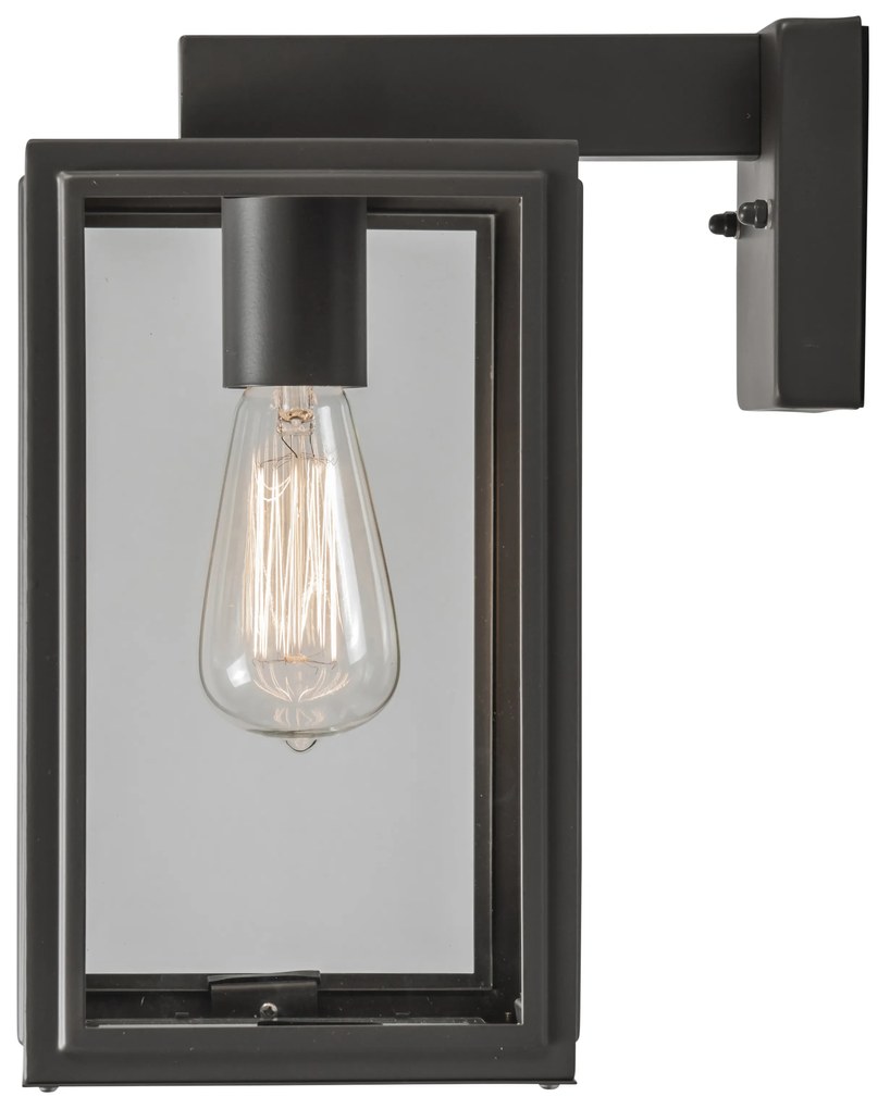 Zewnetrzna Industrialna lampa ścienna zewnętrzna szara IP44 - Sutton Down Rustykalny / Vintage Oswietlenie zewnetrzne