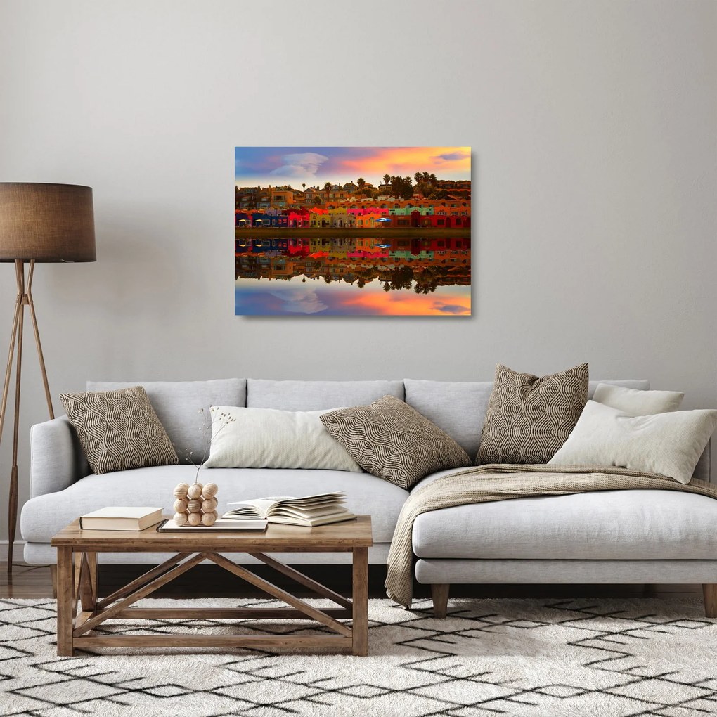 Obraz na szkle - Miejsce do letniego pływania (70x50 cm)