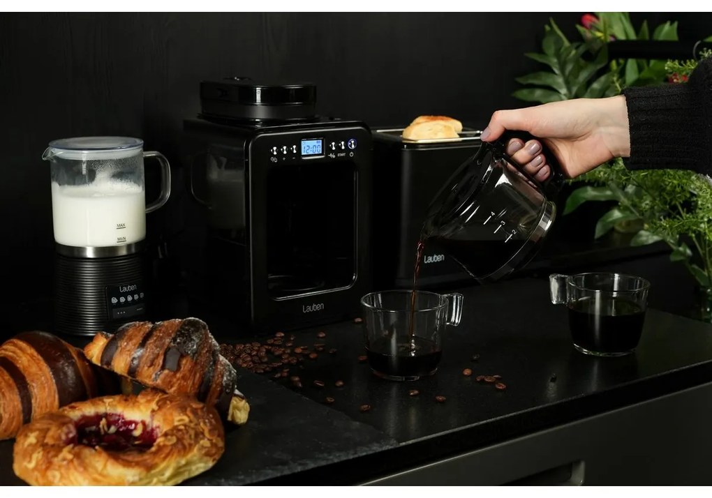 Lauben Ekspres przelewowy do kawy z wbudowanym młynkiem Grind&Drip 600BB
