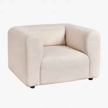 Fotel Fogler Chenille Kremowy Beż - Sklum