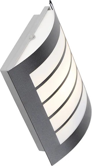 Nowoczesna lampa ścienna zewnętrzna czarna IP44 - Miro