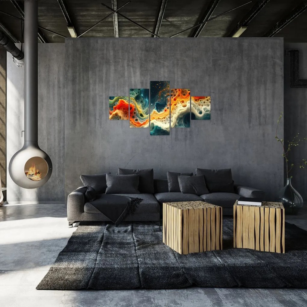 Obraz - Nowoczesna abstrakcja (125x70 cm)