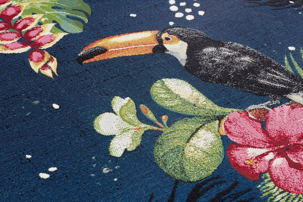 Dywan zewnętrzny Flair Tropical granatowy 80 cm x 165 cm
