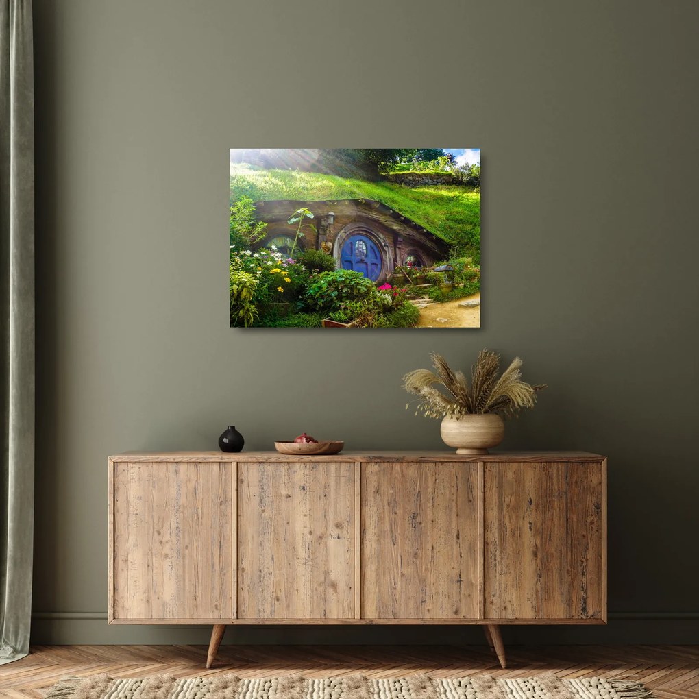 Obraz na szkle - Hobbit (70x50 cm)