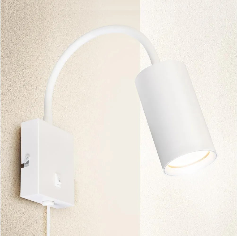 Brilagi - Regulowany kinkiet SELE 1xGU10/30W/230V biały