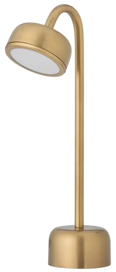 Lampa stołowa LED w kolorze złota ze ściemniaczem i metalowym kloszem (wysokość 35,5 cm) Niko – Bloomingville