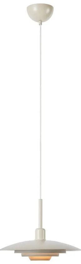 Beżowa lampa wisząca z metalowym kloszem ø 35 cm Piny – Markslöjd