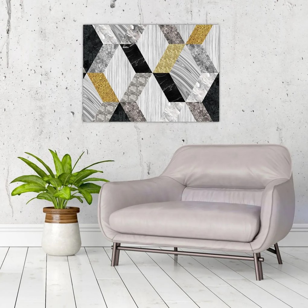 Obraz - Teksturowany wystrój (70x50 cm)