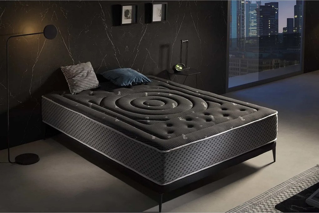 Materac SuperSoft Premium Black Multizone, 27cm, 150x190cm - Moonia