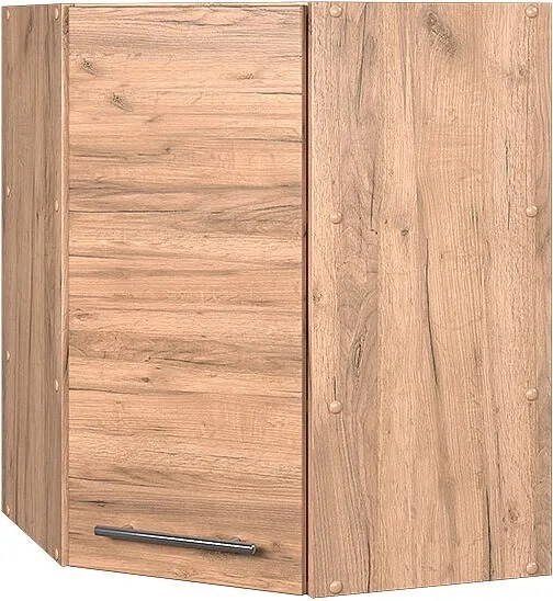 Szafka wisząca narożna złoty dąb energetyczny 57x34.1x72 fame-line