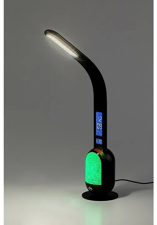 Rabalux 74230 lampa stołowa LED z brokatem Figen, czarny, 5 W, 290 lm, 5000 K, ściemnialna
