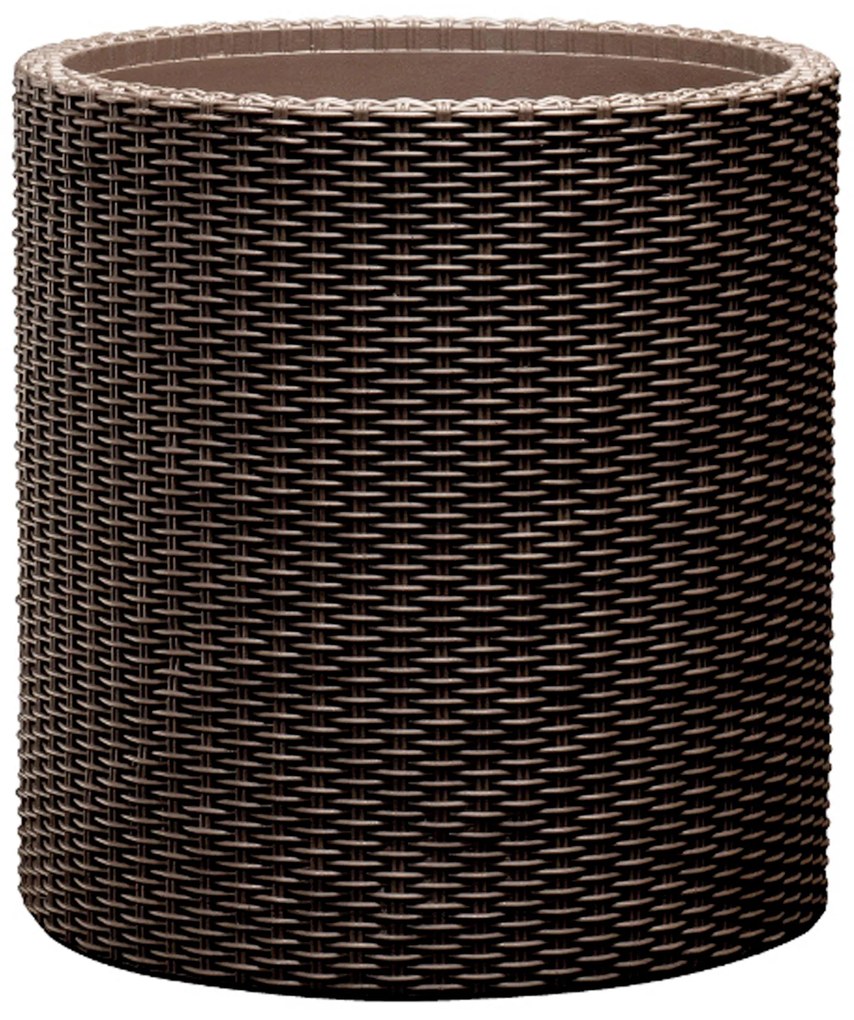 Donica ogrodowa okrągła Rattan 36 x 36 x 37,3 cm KETER