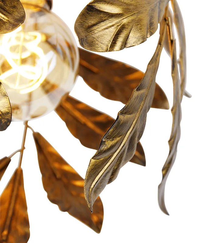 W stylu vintage lampa sufitowa antyczne złoto 30 cm - Linden klasyczny/Antyczny Oswietlenie wewnetrzne